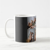 Boo pompoen jack-o-lantaarn Halloween Fotocollage Koffiemok (Links)