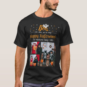 Boo pompoen jack-o-lantaarn Halloween Fotocollage T-shirt