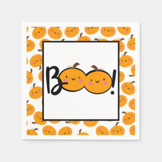 Boo Pumpkin Halloween Party Servetten