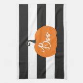 "Boo" Pumpkin Halloween Theedoek (Verticaal)