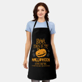 Boo Pumpkin Sarcastic Funny Halloween Costume Schort (Gedragen)