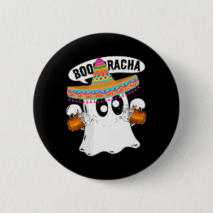 Boo-racha Halloween Schattigee Ghost Boo Borracha  Ronde Button 5,7 Cm