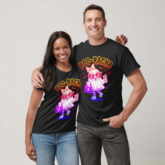 Boo-Racha Schattigee Ghost Drink Fiesta Halloween T-shirt (Unisex)