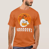 Boo Read Books Boooooks Halloween T-shirt (Voorkant)
