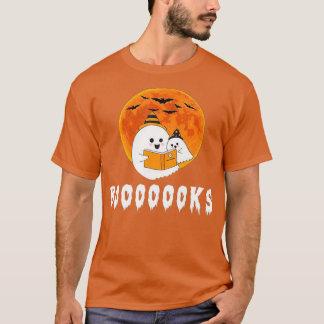 Boo Read Books Boooooks Halloween T-shirt