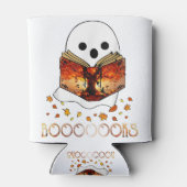 Boo Read Books Library Funny Booooks Ghost Halowe Blikjeskoeler (Achterkant)