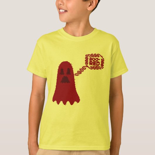 Boo-Red Kids T-shirt (Voorkant)