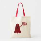 Boo-Rode Schoudertassen Tote Bag (Voorkant)