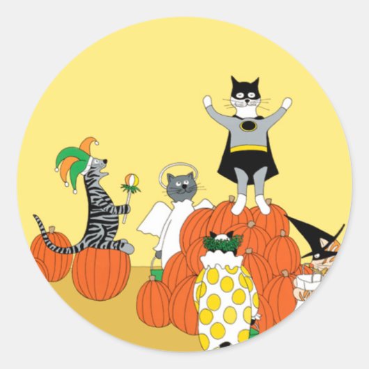 Boo. Ronde Sticker (Voorkant)