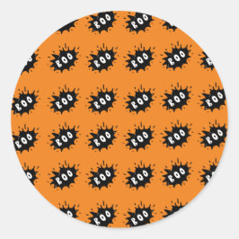 Boo. Ronde Sticker