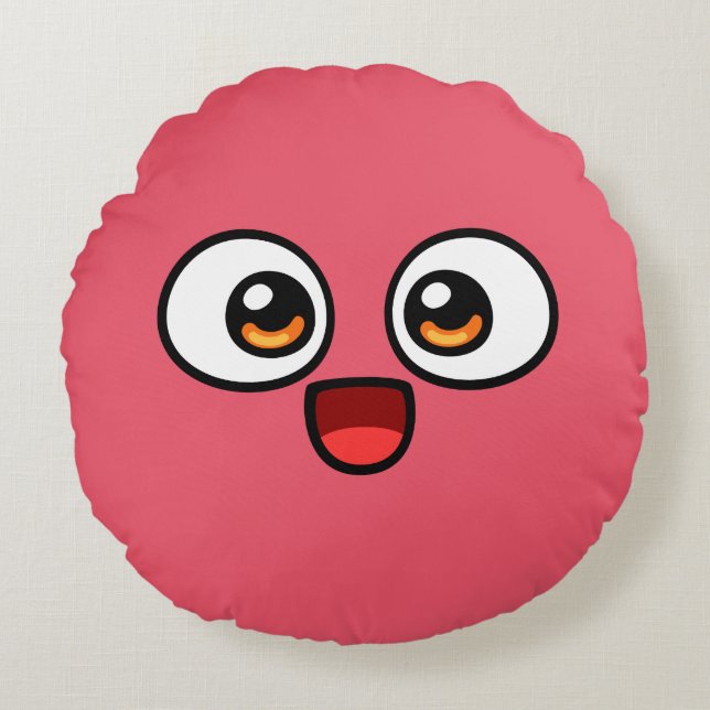 Boo Round Pillow Rond Kussen (Voorkant)
