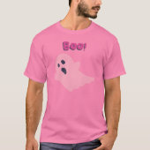 Boo Roze Halloween T-shirt (Voorkant)