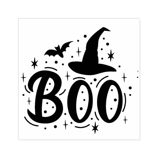 Boo Rubberstempel (Afrduk)