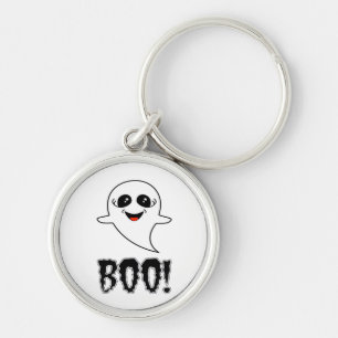 Boo! Schattig Klein Halloween Door Lucas Retro Kla Sleutelhanger