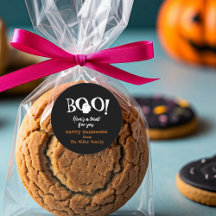 BOO Schattig spookje Zwart en wit Halloween