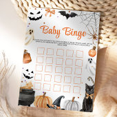 Boo Schattige Ghost Halloween Party Baby Bingo Spe Kaart