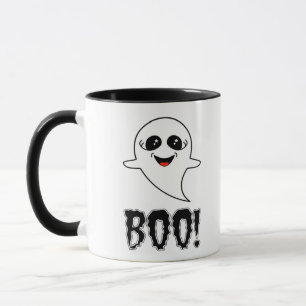 Boo! Schattige Kleine Halloween Van Lucas Retro Kl Mok