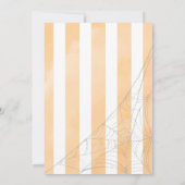 BOO schattige oranje kabouter spooky kinder Hallow Kaart (Achterkant)