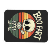Boo scheet Funny Spooky Pastel Ghost Gothic Retro Magneet (Horizontaal)