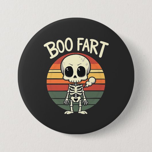 Boo scheet Funny Spooky Pastel Ghost Gothic Retro Ronde Button 7,6 Cm (Voorkant)