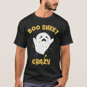 Boo Sheet Crazy Baby Ghost Halloween T-shirt (Voorkant)