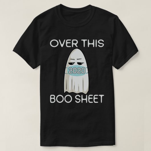 Boo Sheet Funny Ghost Halloween uit 2020 T-shirt (Design voorkant)