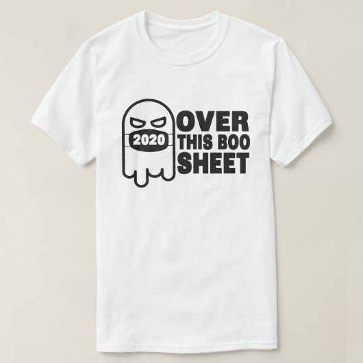 Boo Sheet Funny Ghost Halloween uit 2020 T-shirt (Design voorkant)