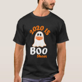 Boo Sheet Funny Halloween Ghost Costume Mannen W T-shirt (Voorkant)