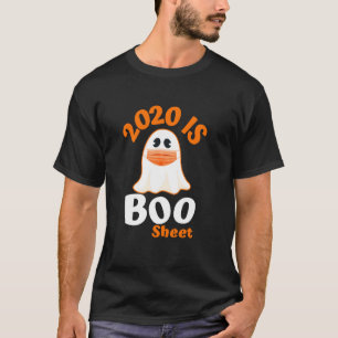 Boo Sheet Funny Halloween Ghost Costume Mannen W T-shirt