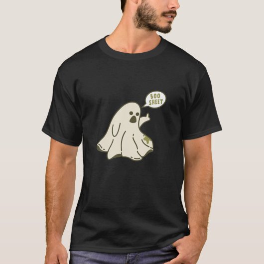 Boo Sheet - Funny Sacastic Ghost T-shirt (Voorkant)
