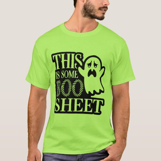 Boo Sheet Halloween T-shirt (Voorkant)