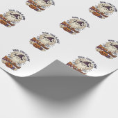 Boo Sheet Spook Pompoen Halloween Maan Ketel Cadeaupapier (Hoek)