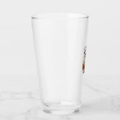 Boo Sheet Spook Pompoen Halloween Maan Ketel Glas (Rechts)