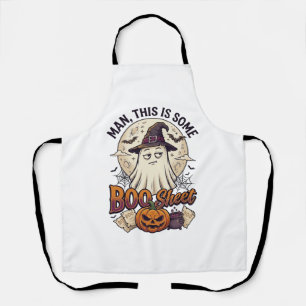 Boo Sheet Spook Pompoen Halloween Maan Ketel Schort