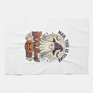 Boo Sheet Spook Pompoen Halloween Maan Ketel Theedoek