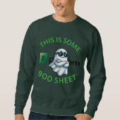 Boo Sheet Sweatshirt PCOM Groen (Voorkant)