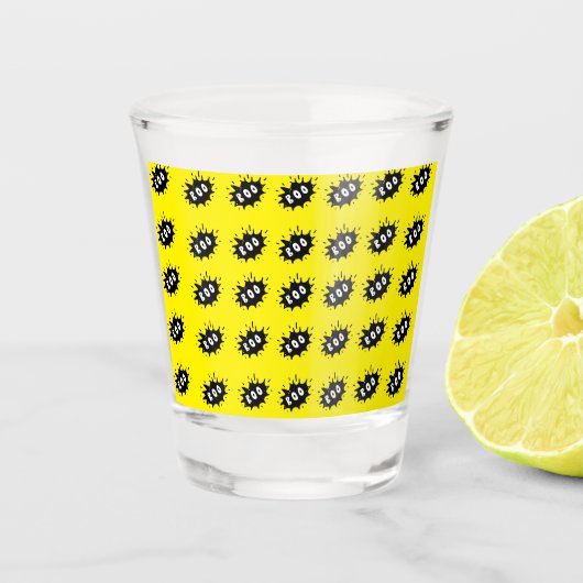 Boo. Shot Glas (Voorkant)
