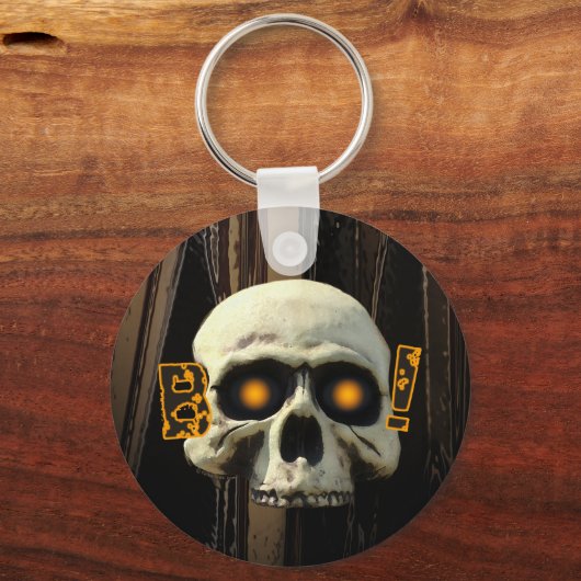 Boo Skull Sleutelhanger (Achterkant)