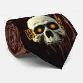 Boo Skull Stropdas (Opgerold)