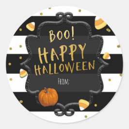Boo! Snoep Mais Leuk Halloween Feest Stickers