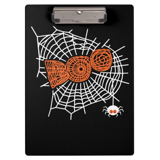 Boo Spider Web Funny Cute Spider Web Graphic Klembord (Voorkant)