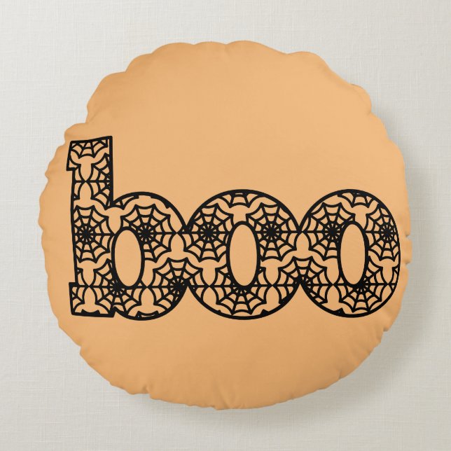Boo Spin Web Kussen gooien (Voorkant)