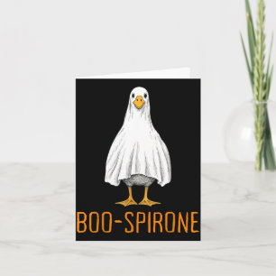 Boo-spirone Eend Spookapotheek Halloween Kaart