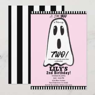 BOO! Spokengewoon Geestig Roze Halloween Verjaarda Kaart