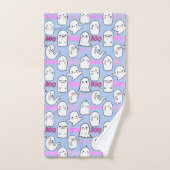 Boo, spookachtige feel.b L Blue BG Bad Handdoek (Handdoek)