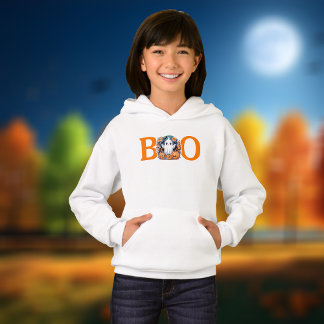 Boo Spooktacular Schattigee Halloween Hoodie voor 