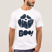 Boo Spooky Face Halloween voor mannen T-Shirt (Voorkant)
