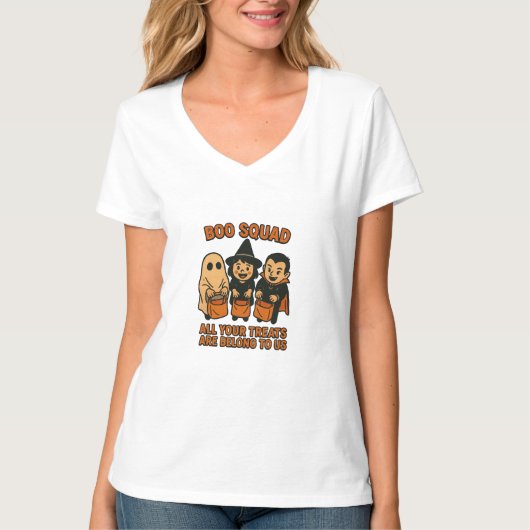 Boo Squad – All Your Treats Are Belong To Us T-shirt (Voorkant)