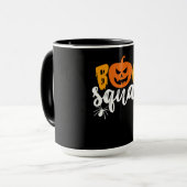 Boo Squad - Funny Pumpkin Spider Halloween Mok (Voorkant links)