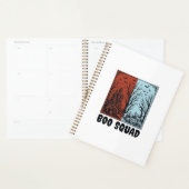 Boo Squad Vintage Halloween Pompoen Shirt Ontwerp_ Planner (Display)